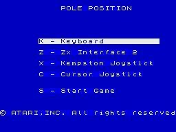 Portada de Pole Position (1982)