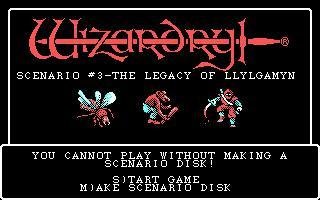 Portada de Wizardry III: Legacy of Llylgamyn