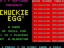 Portada de Chuckie Egg