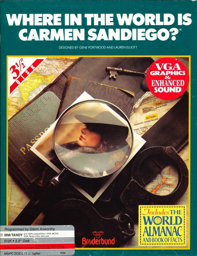 Portada de Where in the World Is Carmen Sandiego?