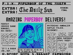 Portada de Paperboy
