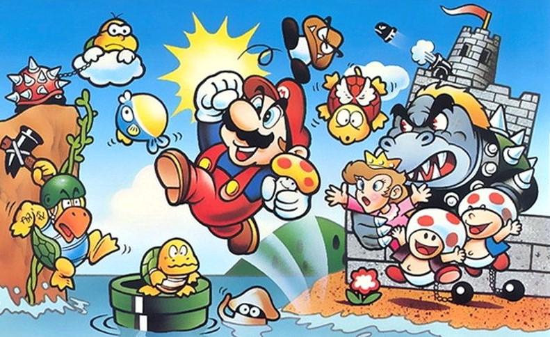 Portada de Super Mario Bros.