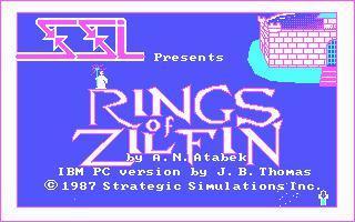 Portada de Rings of Zilfin