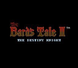 Portada de The Bard's Tale II: The Destiny Knight
