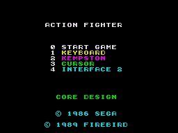 Portada de Action Fighter