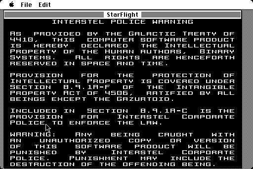 Portada de Starflight