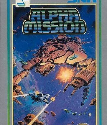 Portada de Alpha Mission (1986)