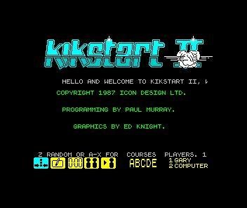 Portada de Kikstart 2