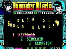 Portada de Thunder Blade