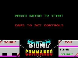 Portada de Bionic Commando (1987)
