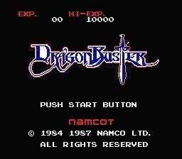 Portada de Dragon Buster (1987)