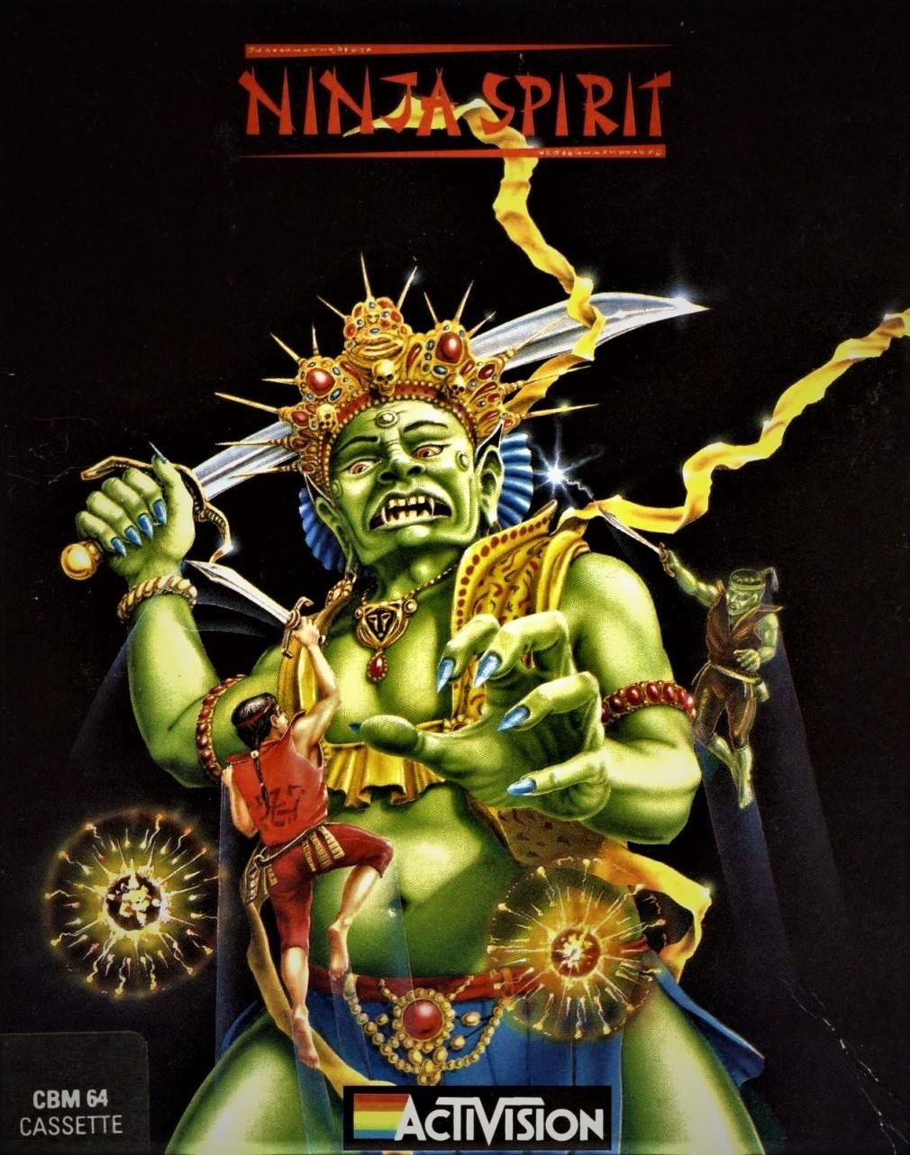 Portada de Ninja Spirit (1988)