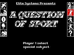 Portada de A Question of Sport