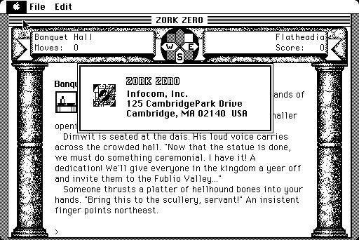 Portada de Zork Zero