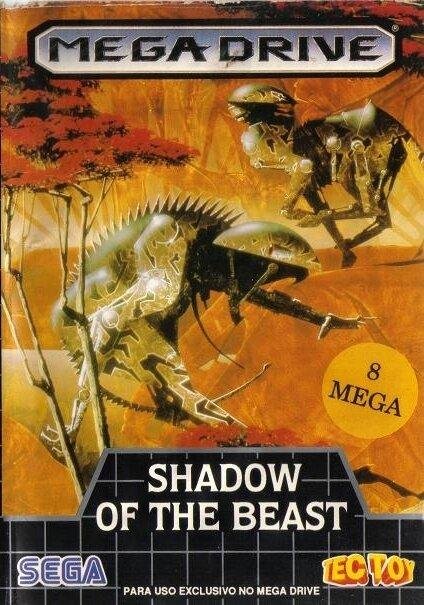 Portada de Shadow of the Beast (1989)