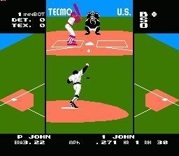 Portada de Tecmo Baseball
