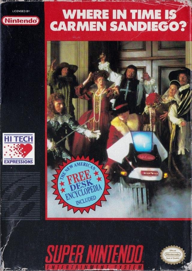 Portada de Where in Time Is Carmen Sandiego?