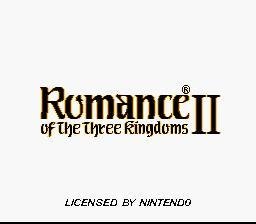 Portada de Romance of the Three Kingdoms II