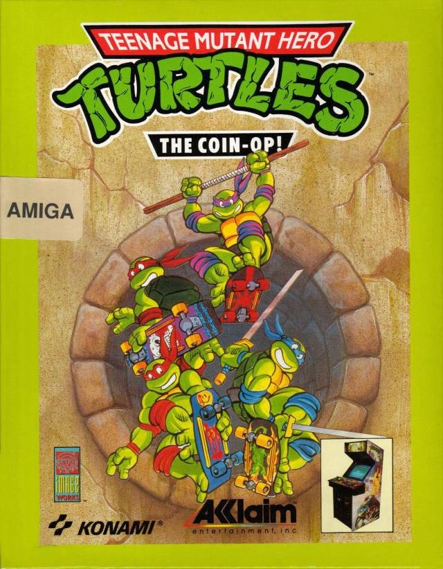 Portada de Teenage Mutant Ninja Turtles II: The Arcade Game