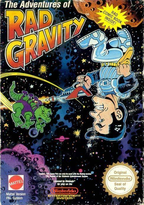 Portada de The Adventures of Rad Gravity