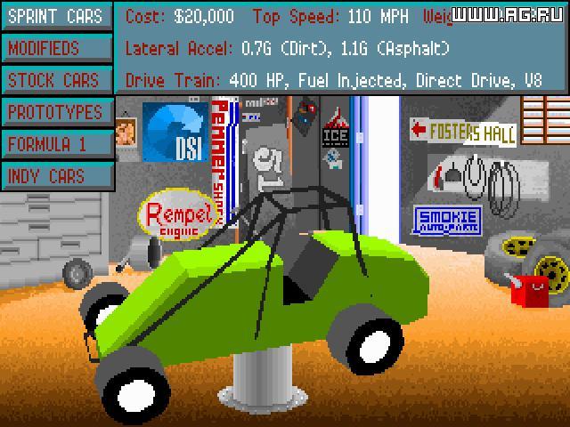 Portada de Mario Andretti's Racing Challenge
