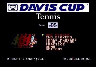 Portada de Davis Cup Tennis