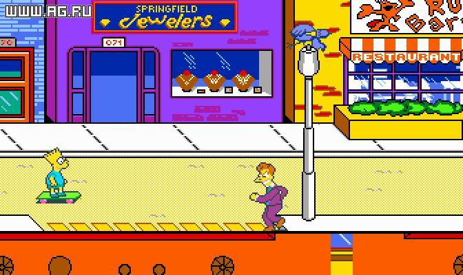 Portada de The Simpsons Arcade Game