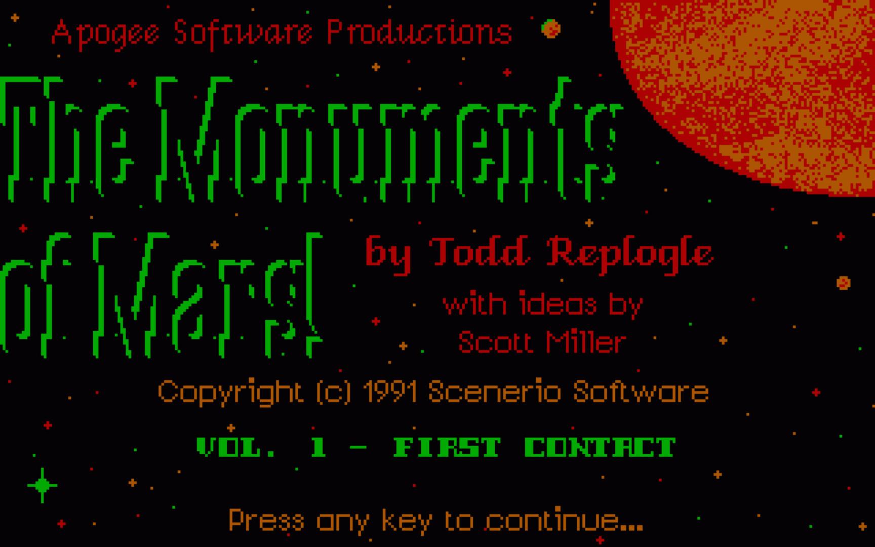 Portada de Monuments of Mars
