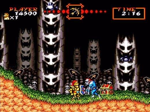 Portada de Super Ghouls 'n Ghosts (1991)