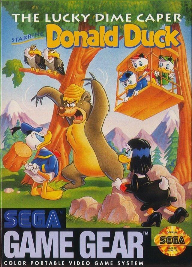 Portada de The Lucky Dime Caper starring Donald Duck