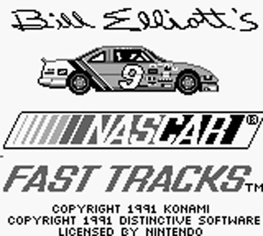 Portada de Bill Elliott's NASCAR Fast Tracks