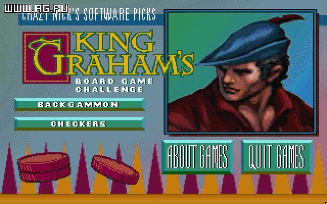 Portada de Crazy Nick's Software Picks: King Graham's Board Game Challenge