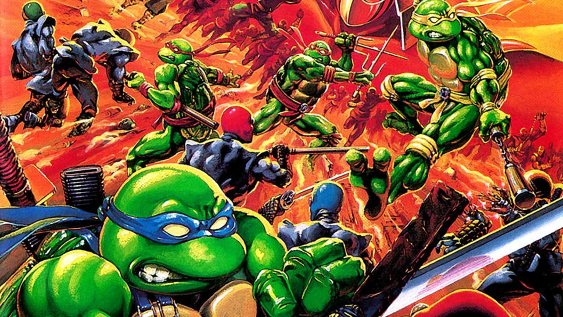 Portada de Teenage Mutant Ninja Turtles: The Hyperstone Heist