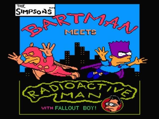 Portada de The Simpsons: Bartman Meets Radioactive Man