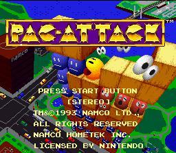 Portada de Pac-Attack (1993)