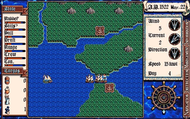 Portada de Uncharted Waters 2: New Horizons