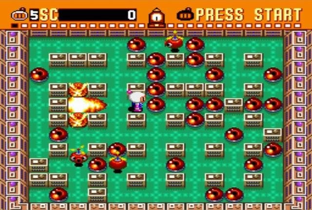 Portada de Super Bomberman