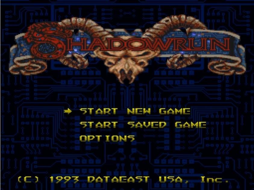 Portada de Shadowrun (1993)
