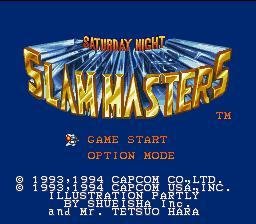 Portada de Saturday Night Slam Masters