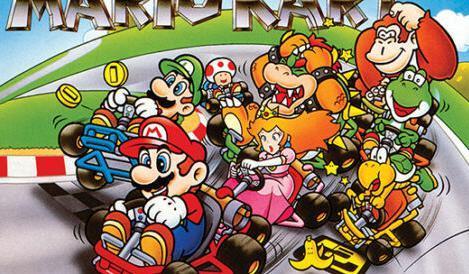Portada de Super Mario Kart