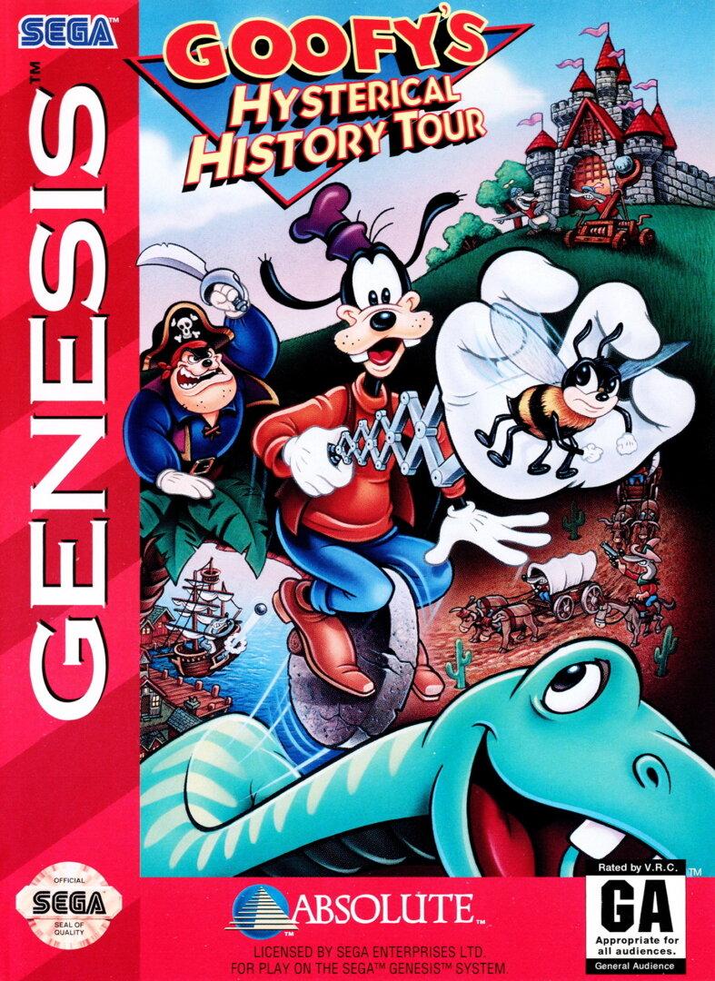 Portada de Goofy's Hysterical History Tour