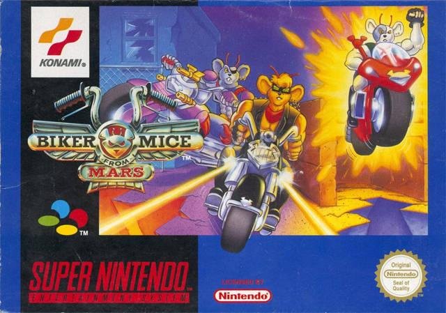 Portada de Biker Mice from Mars (SNES)