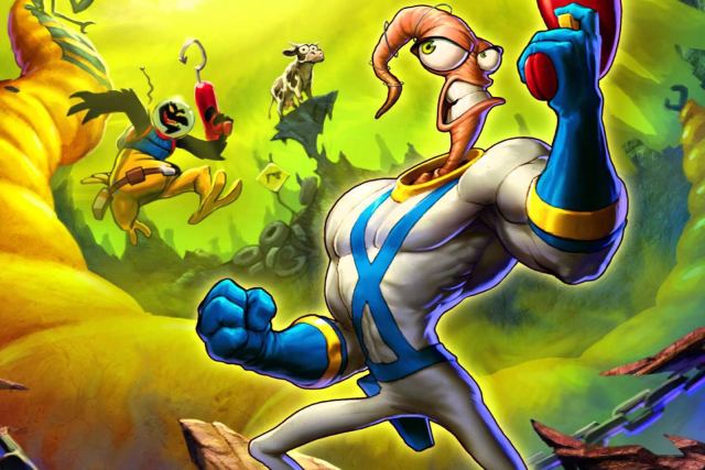 Portada de Earthworm Jim
