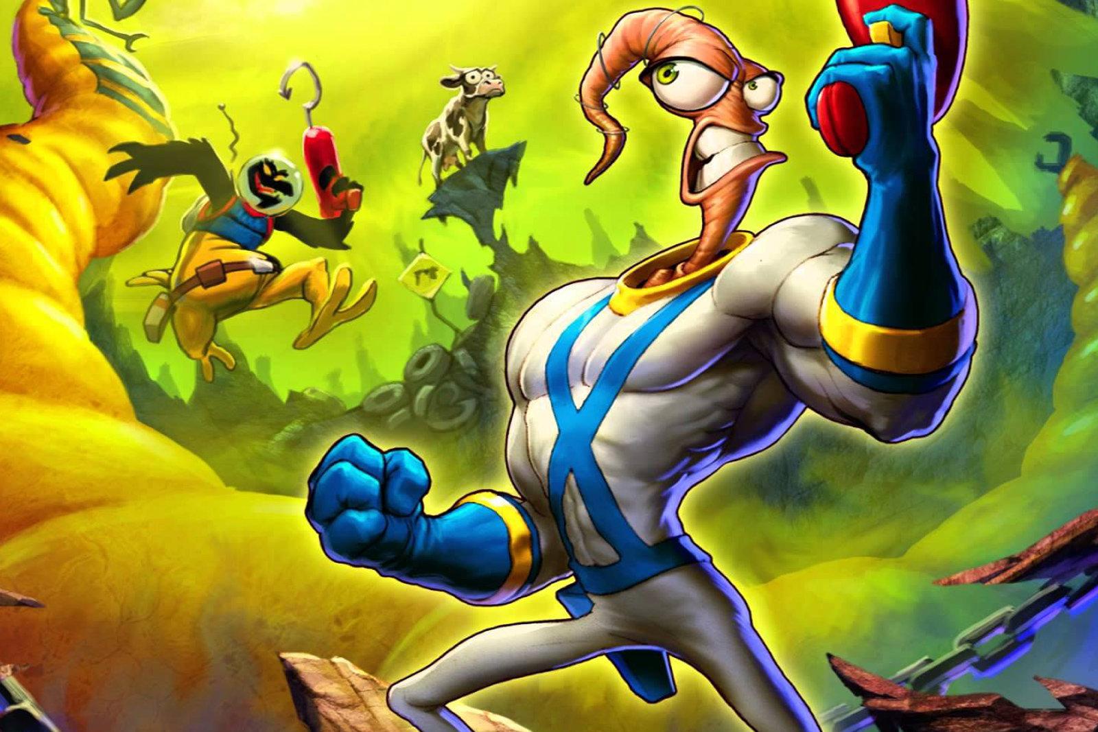 Portada de Earthworm Jim