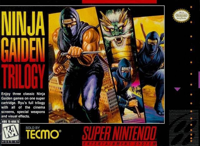 Portada de Ninja Gaiden Trilogy