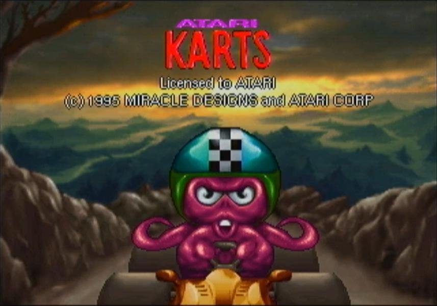 Portada de Atari Karts
