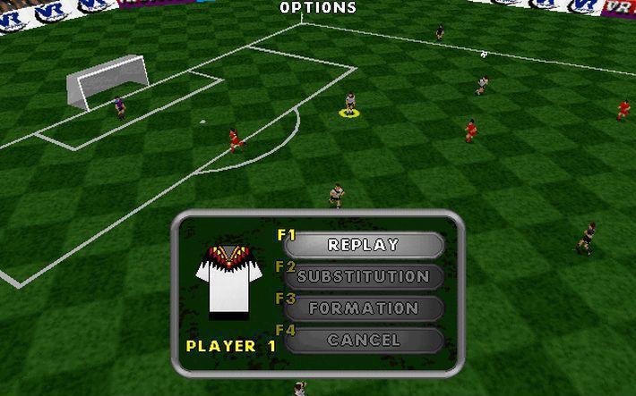 Portada de VR Soccer '96