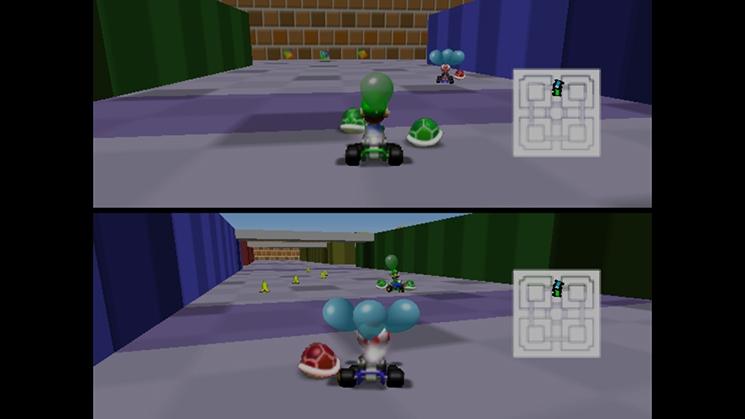 Portada de Mario Kart 64 (1996)
