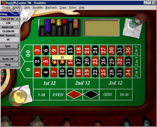 Portada de Hoyle Casino '98