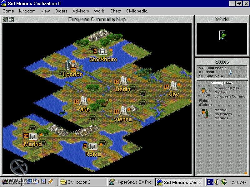 Portada de Civilization 2: Fantastic Worlds